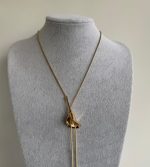 ALTIN SALLANTILI LALE KOLYE