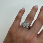 GÜMÜŞ YILDIZ TAŞLI KALIN YÜZÜK