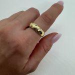 KALIN İNCE GÖMMELİ TAŞLI YÜZÜK