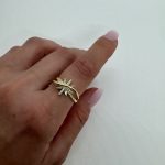 TAŞLI YILDIZ İNCE YÜZÜK