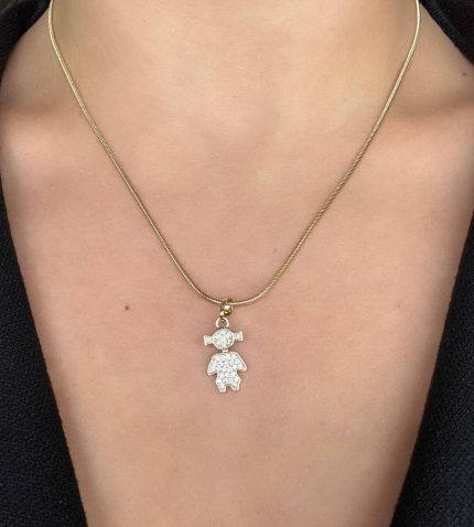 KIZ ÇOCUĞU KOLYE UCU