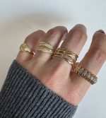 YAPRAK SARMAL MODEL YÜZÜK - Görsel 2