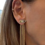 GÖZ ZİNCİRLİ KÜPE AKKPE0016