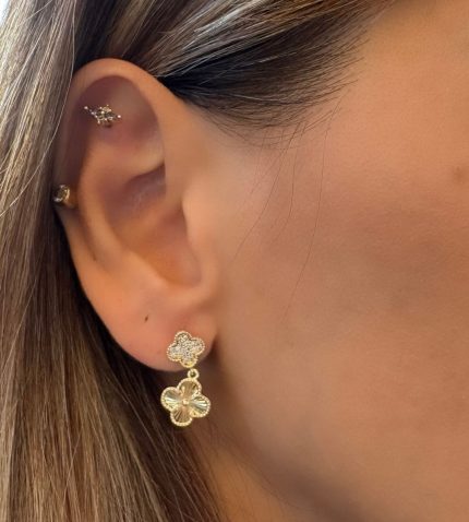 GÜMÜŞ ALTIN VC MARKA KÜPE AKKPE0011