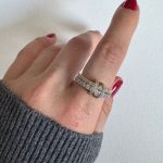 İKİ SIRA TAŞLI BİRLEŞİK YÜZÜK