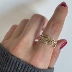 İNCE SIRALI TAŞLI YÜZÜK