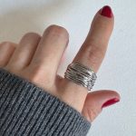 İNCE TEL SARMAL GÜMÜŞ YÜZÜK