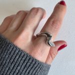 KALIN GÜMÜŞ ZİGZAG YÜZÜK