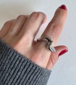 KALIN GÜMÜŞ ZİGZAG YÜZÜK