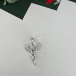 KÜÇÜK GÜMÜŞ MELEK KOLYE UCU