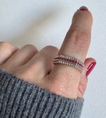 PEMBE TAŞLI TAMTUR YÜZÜK