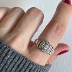 PEMBE TAŞLI YÜZÜK