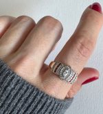 PEMBE TAŞLI YÜZÜK