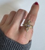 TAŞLI GEO ŞEKİL YÜZÜK