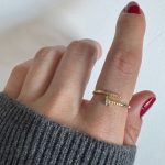 TAŞLI İNCE ÇİVİ YÜZÜK