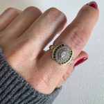 YEŞİL TAŞLI YUVARLAK YÜZÜK