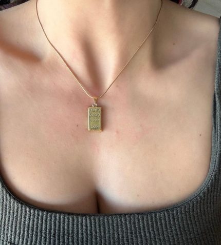 BÜYÜK KULÇE ALTIN KOLYE AKKLYE18