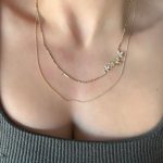 ÇİFT ZİNCİRLİ ÇİÇEKLİ ALTIN KOLYE AKKLYE5