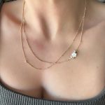 ÇİFT ZİNCİRLİ ÇİÇEKLİ KOLYE AKKLYE2