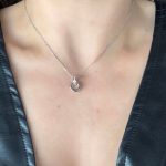 DÜĞÜM GÜMÜŞ TAŞ KOLYE AKKLYE30