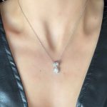 GÜMÜŞ DAMLA MODEL KOLYE AKKLYE32