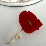 KIRMIZI LALE BROŞ AKBRS20027